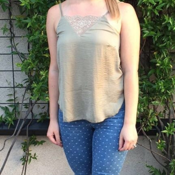 H&M lace cami satin top *like new* - Picture 4 of 4